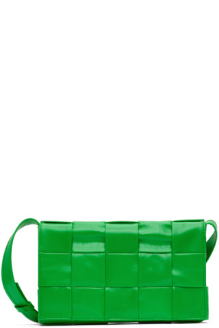 Green Cassette Messenger Bag In 3726parakee