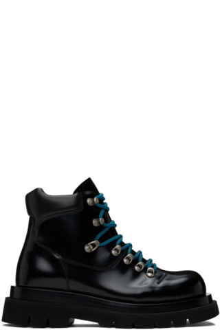 Bottega Veneta - Black Lug Hiking Boots