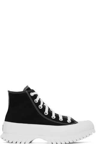 Black Chuck Taylor All Star Lugged 2.0 Sneakers by Converse on Sale