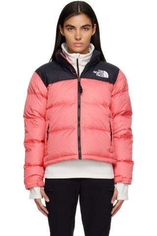 Pink 1996 Retro Nuptse Packable Down Jacket by The North Face on Sale