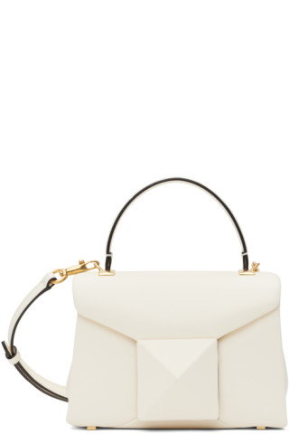 Valentino Garavani: Off-White Mini One Stud Bag | SSENSE