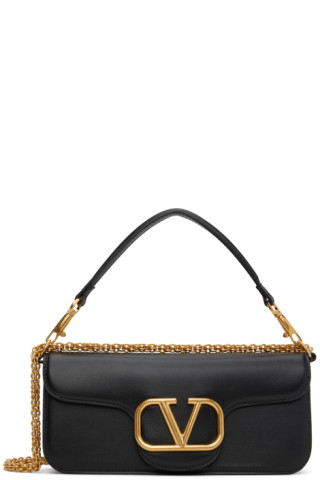 Valentino Garavani Medium VRING Shoulder Bag- Black RW0B0E02SEB 0NO  8053341590589 - Handbags, Valentino - Jomashop