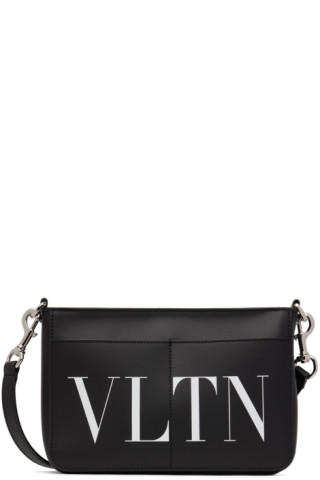 Valentino Garavani: Black 'VLTN' Bag | SSENSE