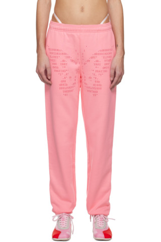 Praying - Pink Butterfly Lounge Pants