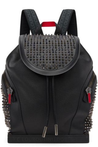 Christian Louboutin Black Small Explorafunk Backpack