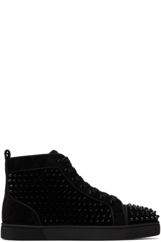 Christian Louboutin: Black Louis Orlato Sneakers
