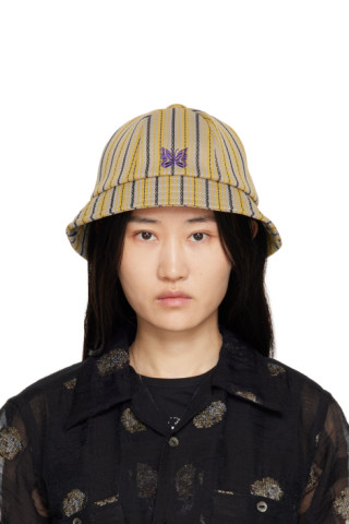 帽子 Needles END BLACKJACK Bermuda Hat END. x Needles 'Blackjack' Bermuda Hat Black & Pearl | END. (DK)
