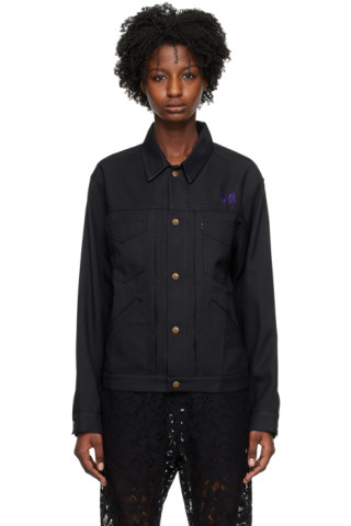 Black Penny Denim Jacket by NEEDLES on Sale