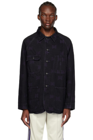 ジャケット・アウター needles papillon denim jacket M needles papillon denim jacket M Needles Darts Jean Jacket 10oz