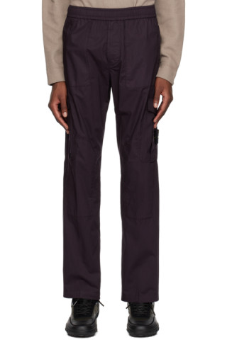 Stone Island: Purple Patch Cargo Pants | SSENSE