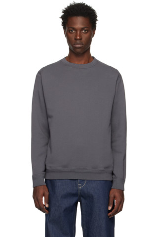 Lady White Co.: Gray '44 Sweatshirt | SSENSE