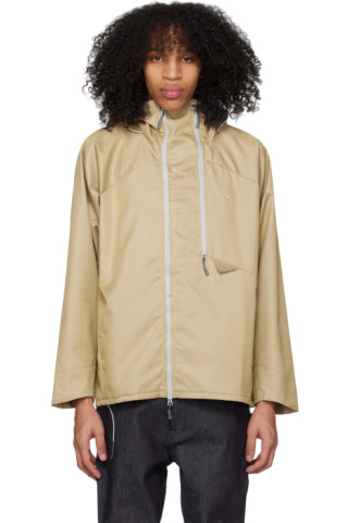 Beige Mountain Jacket by CCP on Sale