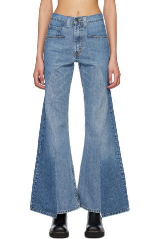 Gabriela Hearst: Blue E.L.V. DENIM Edition Foster Jeans | SSENSE