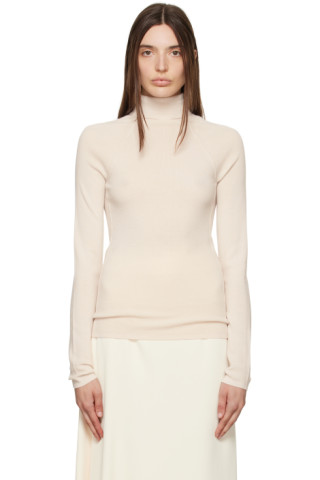 House of Dagmar: Off-White Pinched Seam Turtleneck | SSENSE