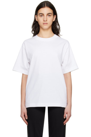 White Oversized T-Shirt by House of Dagmar on Sale