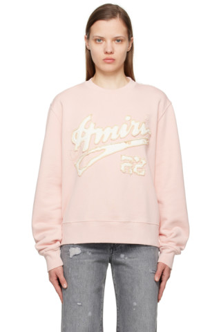AMIRI: Pink 'Amiri 22' Sweatshirt | SSENSE