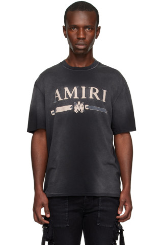 サイズAMIRI アミリ M.A. Bar Appliqué Tシャツ ホワイト M - Tシャツ