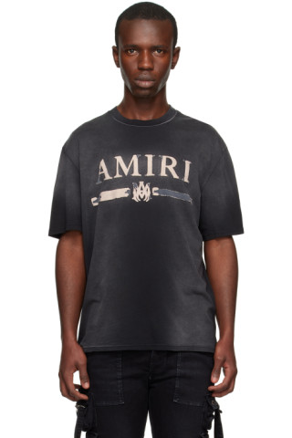 Amiri 'MA Bar Logo' Black Tee – Showroom LA