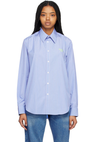 Blue Classic Shirt by Martine Rose on Sale