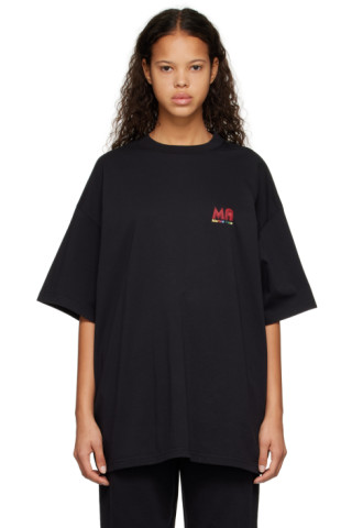 Black Oversized T-Shirt by Martine Rose on Sale