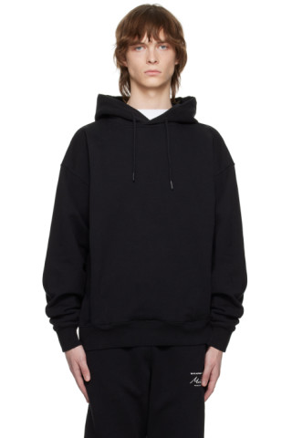 Martine Rose: Black Back Print Hoodie | SSENSE