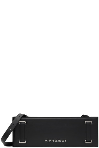 Y/Project Y Project Black Leather Accordion Tote Bag, $632, farfetch.com