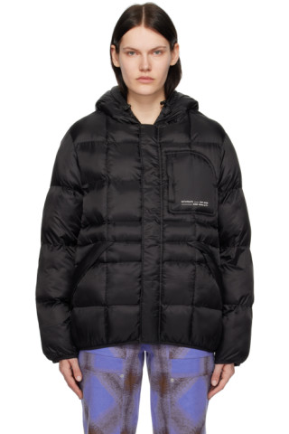 Black Momo Puffer Jacket by Saturdays NYC on Sale