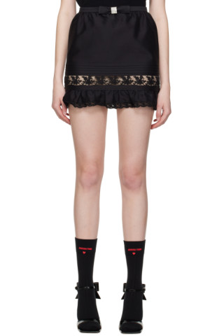 【関税込み】Shushu/Tong SSENSE限定 ブラック ミニスカート 231901F090050_1.jpg