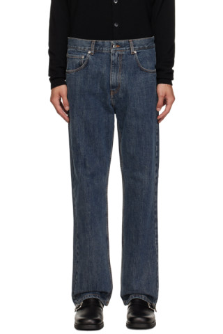 Second/Layer: ブルー Big Papi ジーンズ | SSENSE 日本 Second/Layer: ブルー Big Papi ジーンズ | SSENSE 日本