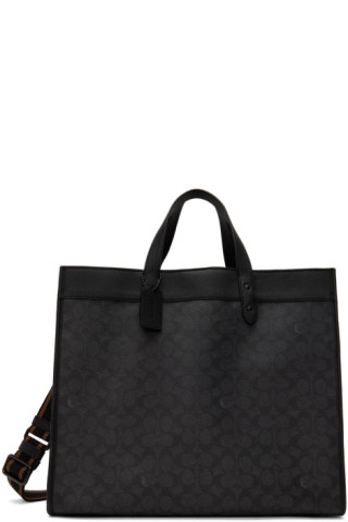 Coach 1941 Black Canvas Field 40 Tote Coach 1941