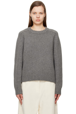 Gray Mae Sweater by KHAITE on Sale