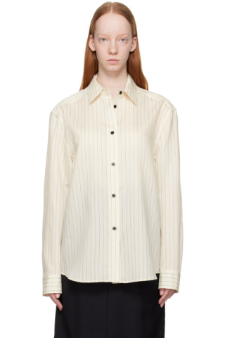 KHAITE: Off-White Argo Shirt | SSENSE