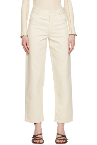 Baserange: Off-White Indre Jeans | SSENSE