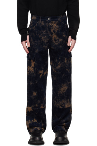 Off-White Tie Dye Effect Cargo Pants