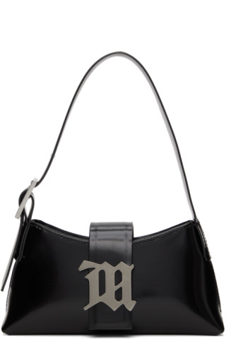 MISBHV: Black Mini Leather Shoulder Bag | SSENSE