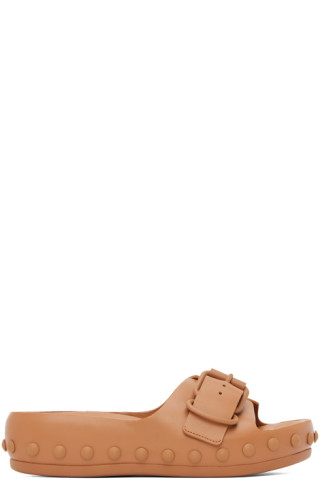 At.Kollektive - Tan Natacha Ramsay Levi Edition Studded One Sandal