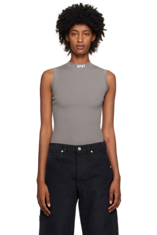 【関税込み】Heron Preston グレー HPNY ボディスーツ Gray 'HPNY' Bodysuit by Heron Preston on Sale