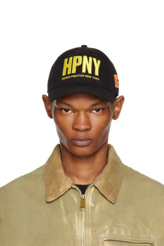 Black 'HPNY' Cap by Heron Preston on Sale