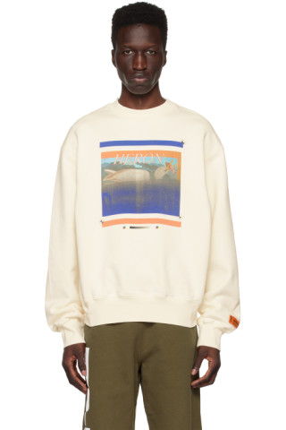 Heron preston white sweatshirt Sale