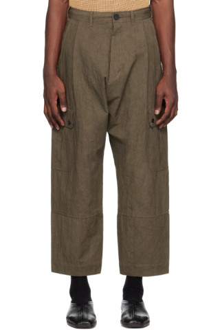 Jan-Jan Van Essche: Green O-Project Cargo Pants | SSENSE