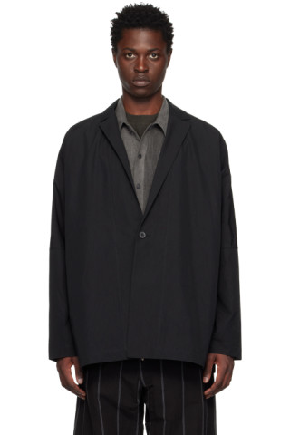 Jan-Jan Van Essche: Black #50 Blazer | SSENSE