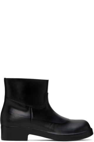 TAKAHIROMIYASHITA TheSoloist.: Black Short Boots | SSENSE