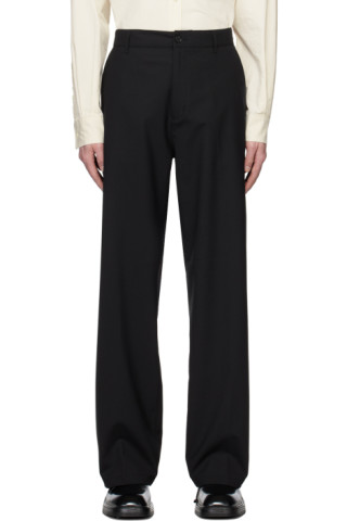 HOPE: Black Wind Trousers | SSENSE