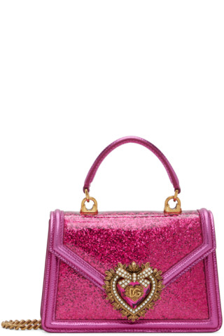 Dolce & Gabbana Pink Small Devotion Bag