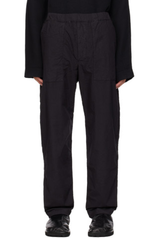 CASEY CASEY: Black Ah Jog Trousers | SSENSE Canada