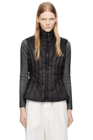 MACKAGE: Black Lilyan Down Vest | SSENSE