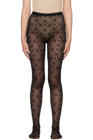 Marine Serre Recycled Moon Fishnet tights