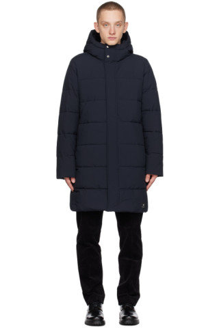 Sale Navy Samsøe Coat on Samsøe by Nathan