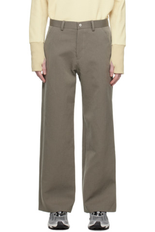 Omar Afridi - Taupe Savoye Trousers