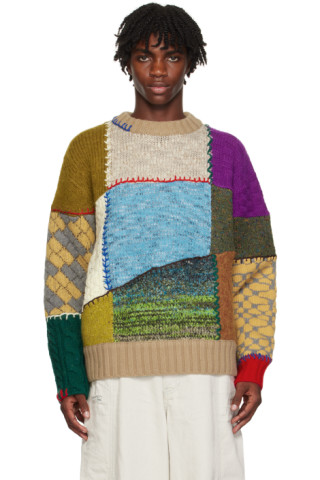 Multicolor Combine Sweater by ADER error on Sale